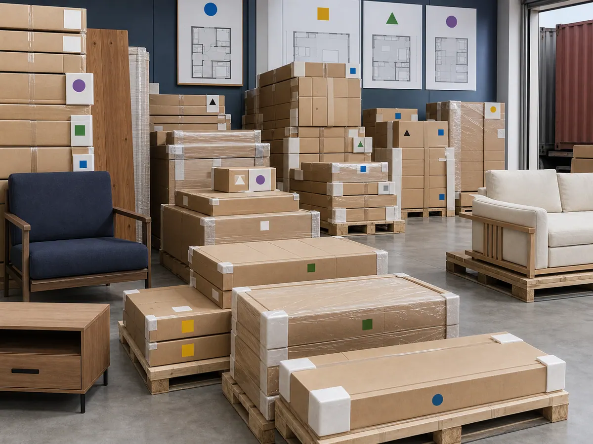 Packing marks and receiving identification