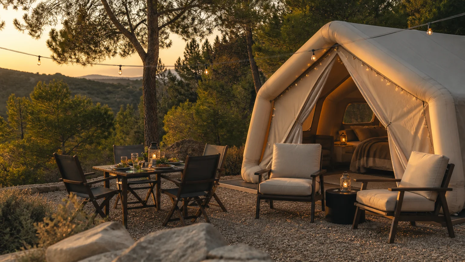 Outdoor furniture and inflatable tent manufacturer sourcing from China