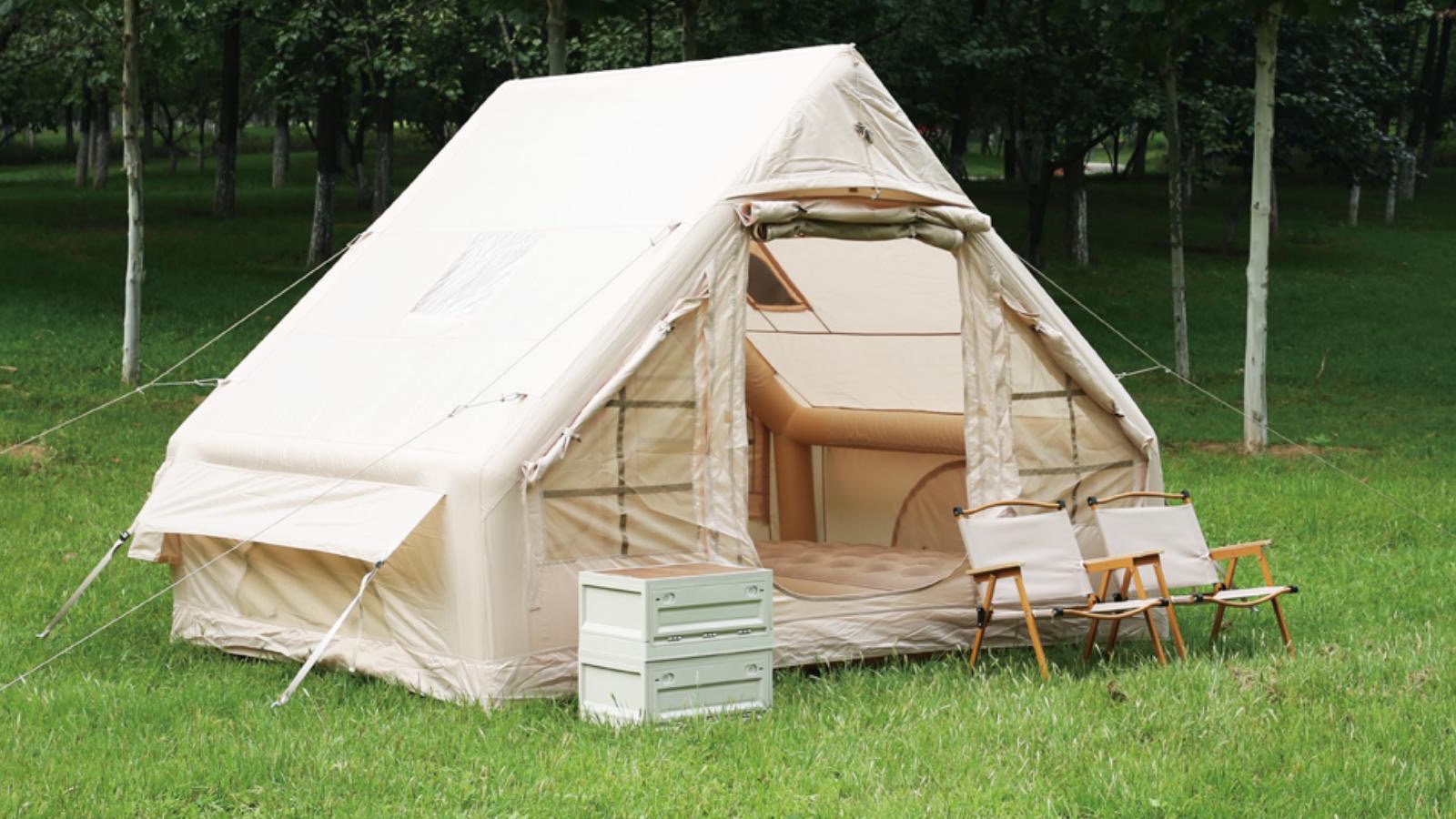 Outdoor inflatable tents added as a second product direction