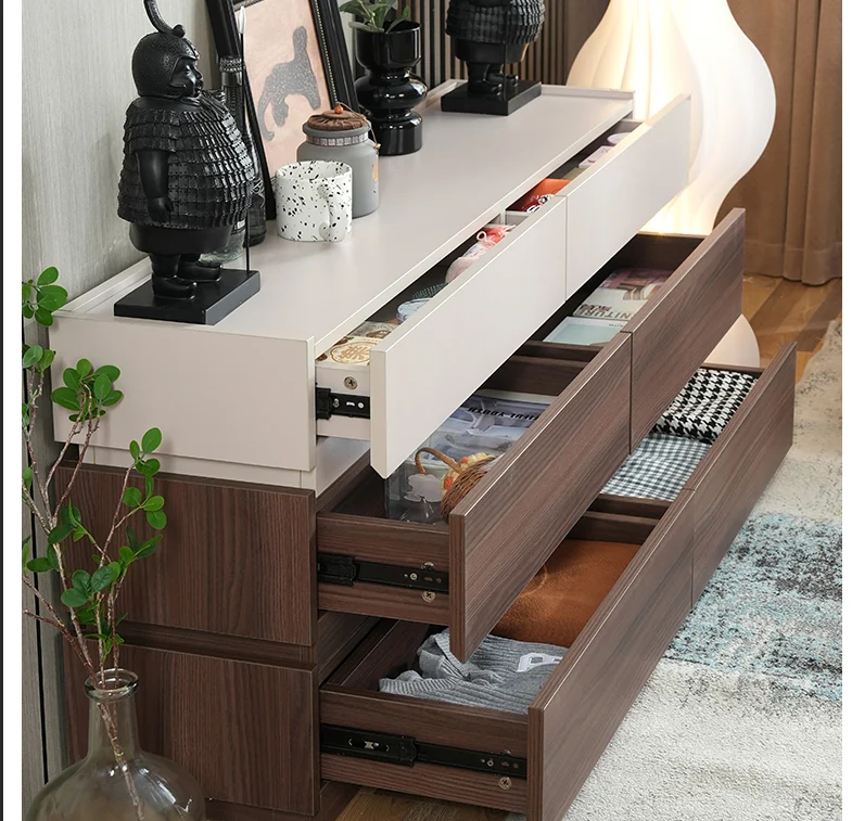 Open sideboard drawers thumbnail