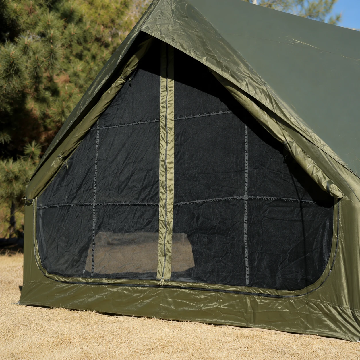 6.3m² Single-Door No-Window Chimney Tent IT002 - product gallery view 3