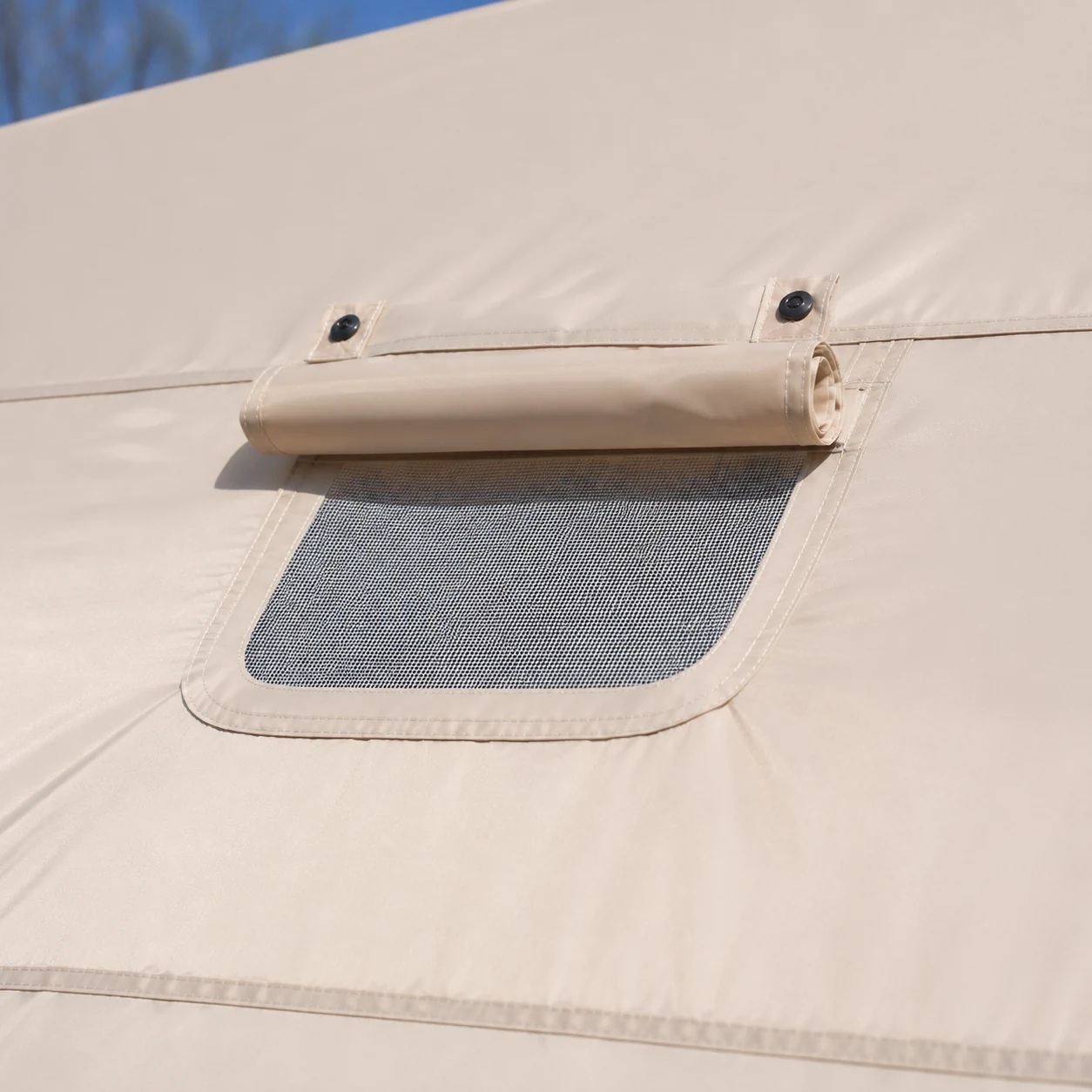 6.3m² Double-Door AB Small-Skylight Chimney Tent IT007 - product gallery view 6