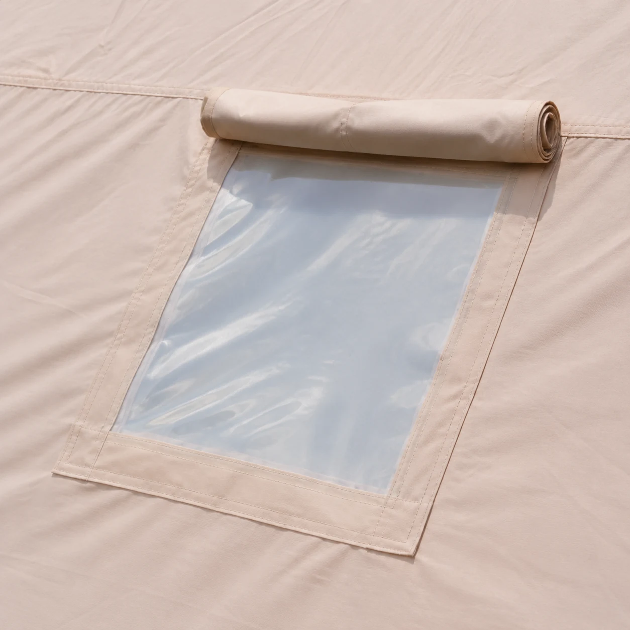6.3m² Double-Main-Door Twin-Skylight Chimney Tent IT009 - product gallery view 3