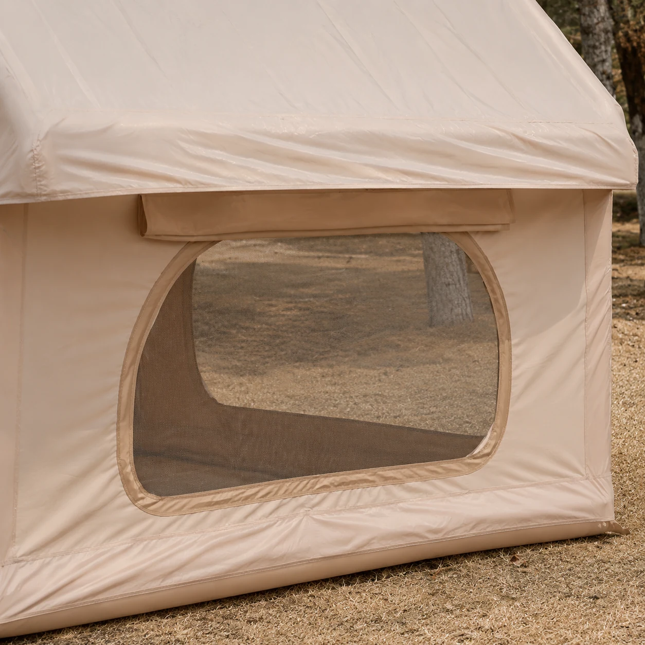 6.3m² Double-Main-Door Twin-Skylight Chimney Tent IT009 - product gallery view 6