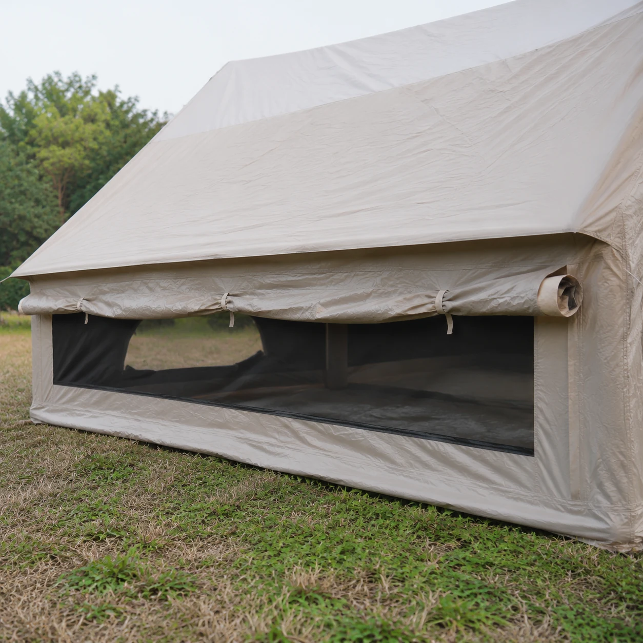 12m² Double-Door AB Twin-Skylight Vinyl Inflatable Tent IT034 - product gallery view 4
