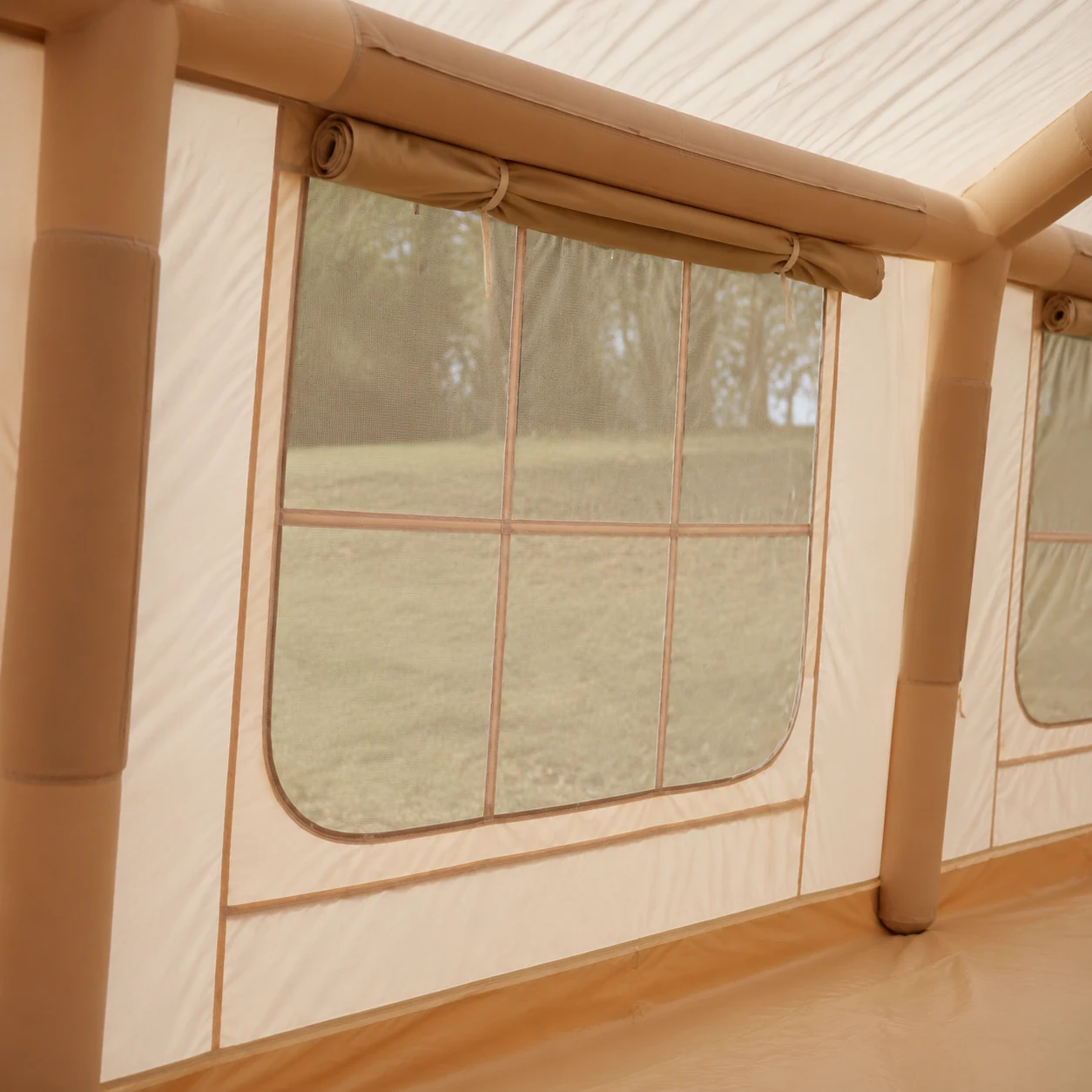 12m² Heightened Double-Door AB Twin-Skylight Tent IT036 - product gallery view 5