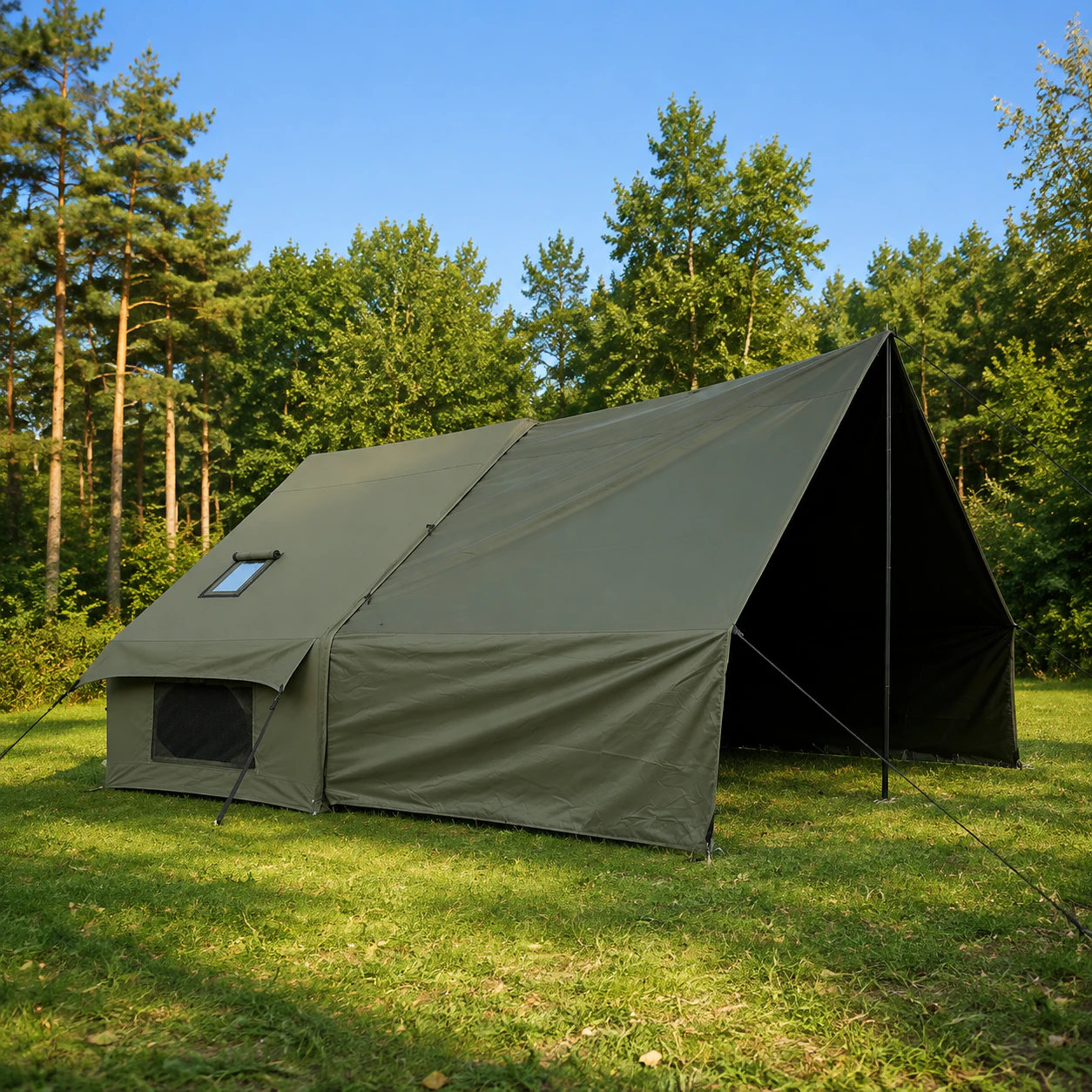 TC Cotton 6+6m² Inflatable Expansion Tent IT040 - product gallery view 2