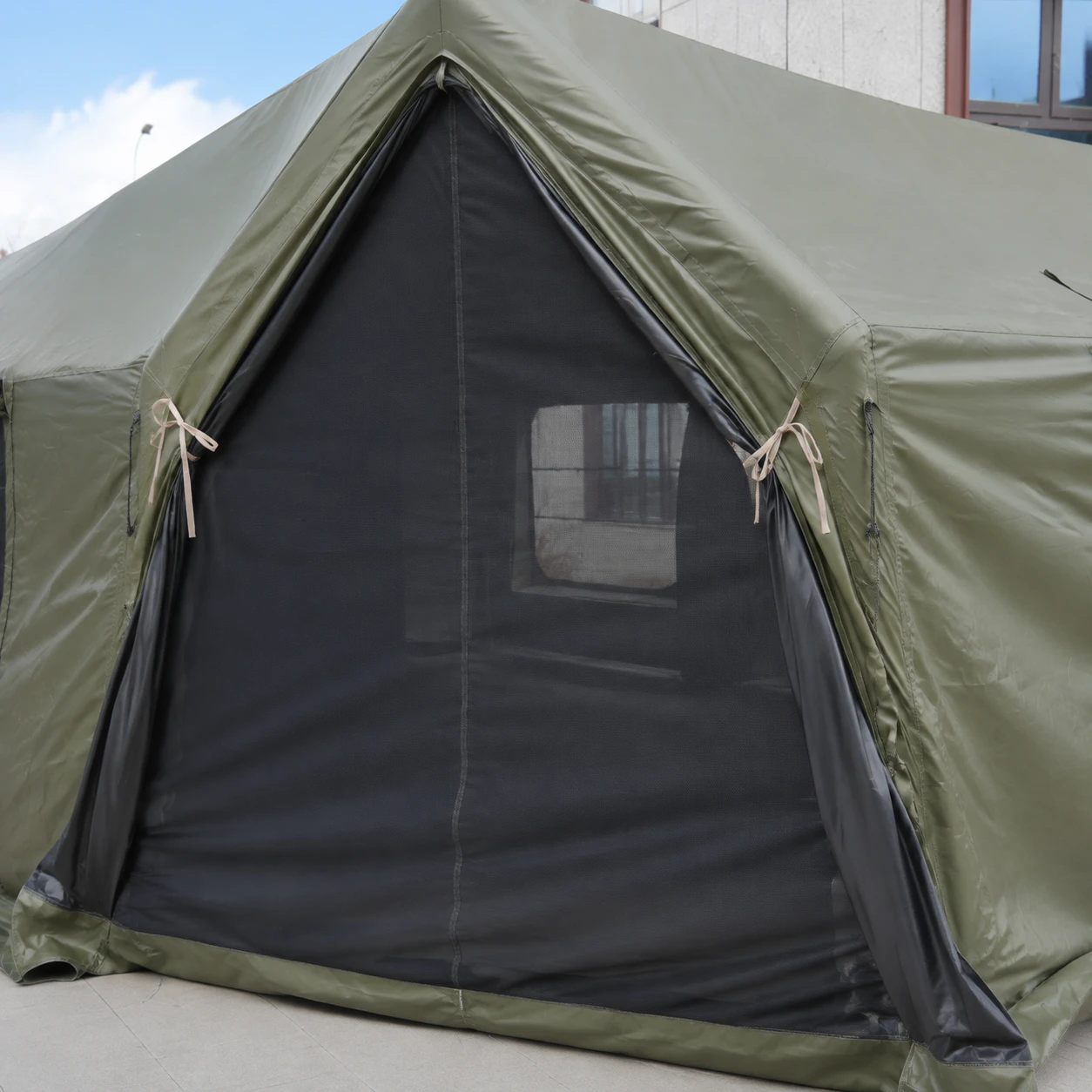 8+8m² TC Cotton Air-Column Expansion Tent IT042 - product gallery view 4