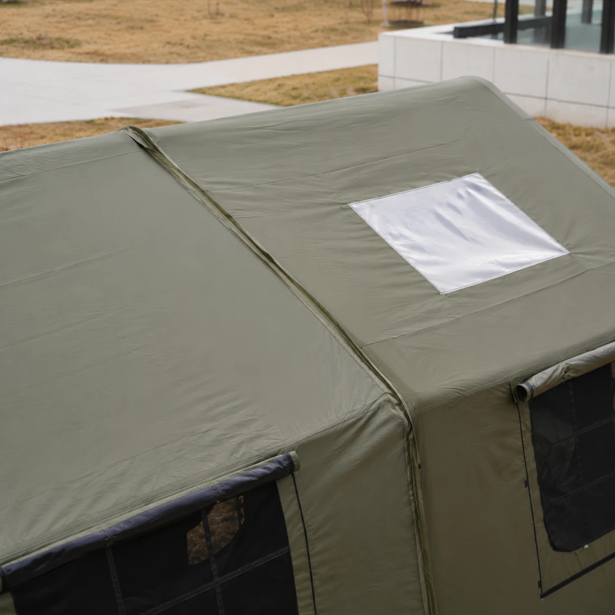 8+8m² TC Cotton Air-Column Expansion Tent IT042 - product gallery view 6