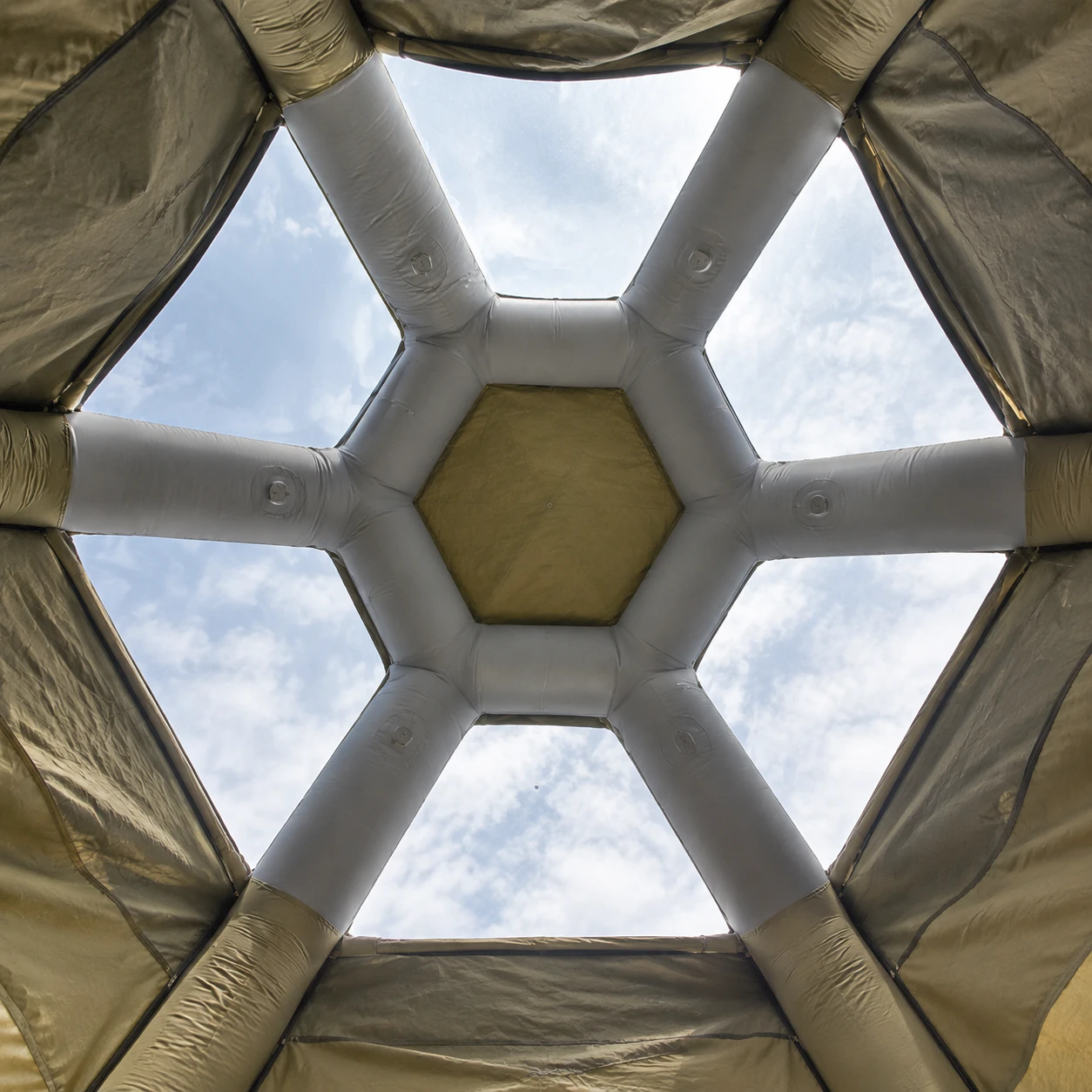 Ø4.5m TC Cotton Support-Pole Canopy Tent IT043 - product gallery view 3
